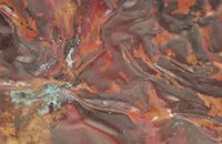 Painting on foil can produce interesting effects.