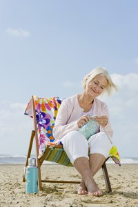 Knitting in panels makes your projects convenient and portable.