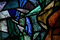 Stained-glass windows make beautiful pieces of art in any home.