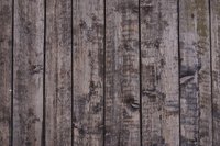 Weathered wood loses its natural color, giving a gray appearance.