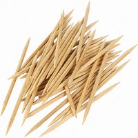 Use toothpicks to create a craft teepee.