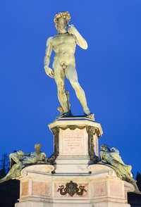 The Statue of David by Michelangelo is one of the world's most recognizable art pieces.