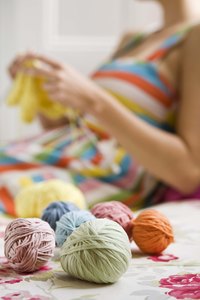 The long stitch can be either knit or purled, depending on what your specific pattern dictates.