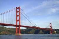 Paint your bridge a red hue like the Golden Gate Bridge in San Francisco.