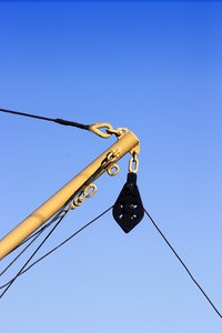Build your own wooden A-frame crane.