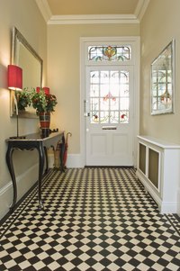 Less is more - do not clutter your front entrance table.