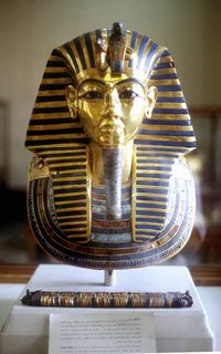 King Tut's mask is impressive and recreating it is a fun activity.