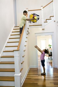 Stringers support the components of a staircase.