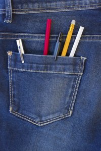 Check those pockets before sitting down or doing laundry.