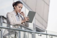 Image of a businessperson at work.