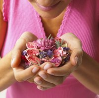The potpourri you use can coordinate with your decor.