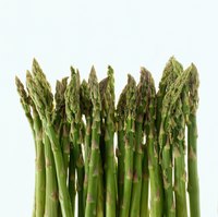 Select asparagus with closed tips for the best taste.