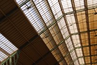 Lattice portal frames are cost-effective materials for construction.