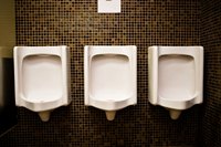 Urinals are normally mounted on walls.