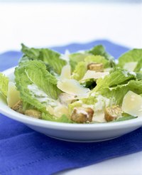 Homemade Caesar dressing made with raw eggs has a very short shelf life.