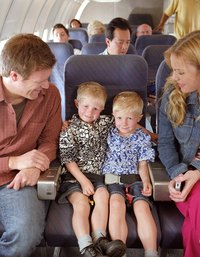 Traveling with kids 4 and under means priority boarding on Southwest.