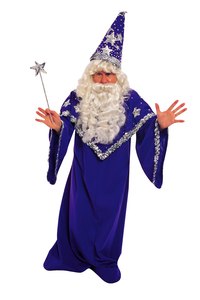 Make a wizard beard using craft supplies.