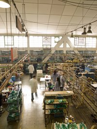In any manufacturing operation, the activities and supplies not directly in the product are considered overhead.
