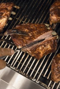 Finish ribs on a grill for a smoky flavor.