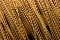 Brown yarn can become the mane and tail of your horse costume.