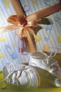 Create a handmade baby shower program that will be a keepsake.