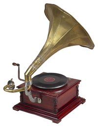 The gramophone is also known as the phonograph.