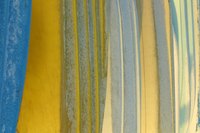 Shades of blue make a striking contrast with yellow for a quintessential combo.