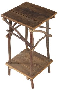 Twig furniture is organic and natural.