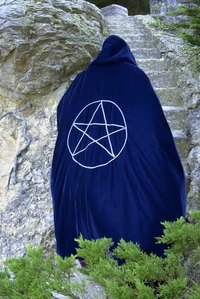 This is an example of a pentagram on a robe.