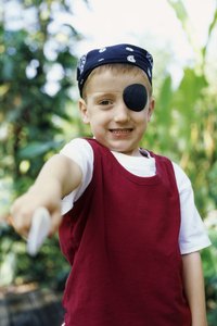 When making an eye patch for kids, get creative so wearing the patch is fun, especially if it is for medical purposes.