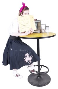 Poodle appliques work great on circle skirts.