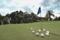 A golf course is a common component of a country club.