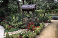 Measurements for a whimsical wishing well differ depending on the purpose.