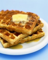 Any kind of waffle can be made with Bisquick.
