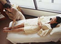 Get your legs professionally waxed to avoid having to deal with wax residue yourself.