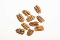 Shelled pecans can be toasted whole or when chopped.