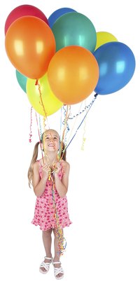 Balloons make any party a festive one, and can make saying goodbye a little easier.