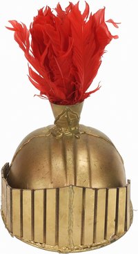 Top off your Roman armor with a plumed helmet.