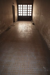 Tile floors are installed on top of cement backer boards.