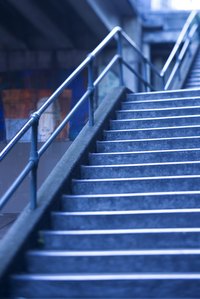Stairs have requirements on handrails.