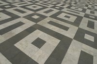 Vinyl flooring is secured by very strong adhesives.