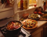 Dinnerware materials may or may not be oven-proof.