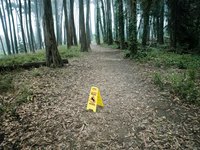 The government can access public conveyed land to remedy its hazardous condition.