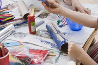 An educational and fun craft is the perfect indoor activity.
