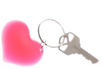 Add a toy to a keyring to create a distinctive keychain.
