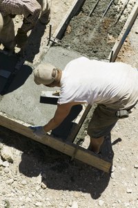 Cement causes caustic skin reactions similar to chemical burns.