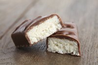 Pass out bite-sized Mounds and Almond Joys as part of your gimmick.