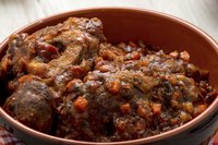 Braised beef shin makes a hearty, stick-to-your-ribs meal.