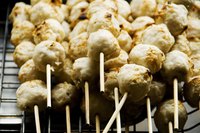 Meatballs can be heated in the oven.