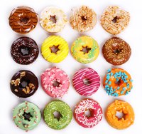 Donuts combine two staples: grains and sweets.